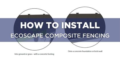How To Install Composite Fencing